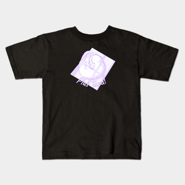 Furet Furettitude Mauve Kids T-Shirt by Myanko